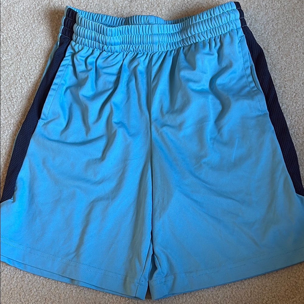 Boys Blue Athletic Shorts